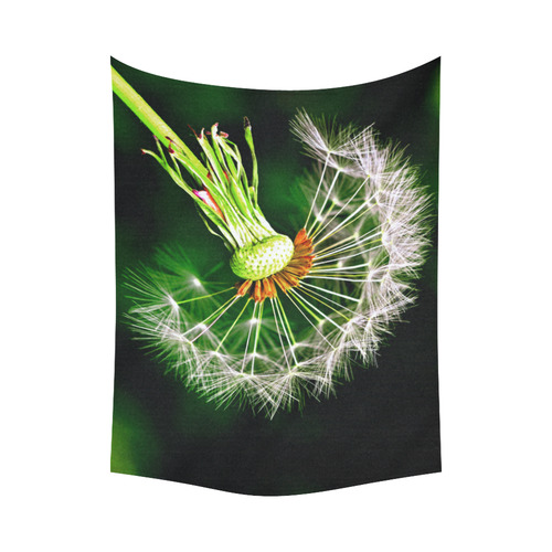 Dandelion Flower Floral Nature Art Cotton Linen Wall Tapestry 80"x 60"