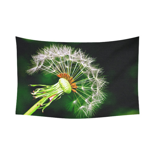 Dandelion Flower Floral Nature Art Cotton Linen Wall Tapestry 90"x 60"