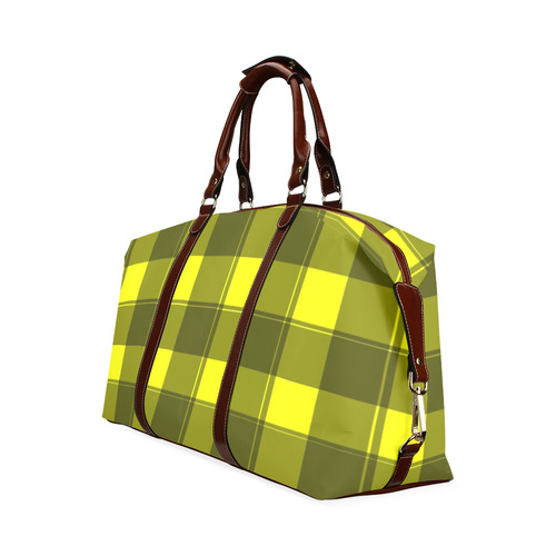 Yellow Plaid - Travel Bag Classic Travel Bag (Model 1643) Remake