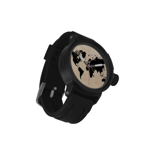 world map Men's Sports Watch(Model 309)