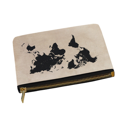 world map Carry-All Pouch 12.5''x8.5''