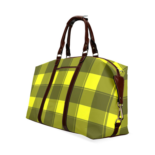 Yellow Plaid - Travel Bag Classic Travel Bag (Model 1643) Remake