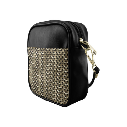 Sparkling metal chains 01A by JamColors Sling Bag (Model 1627)