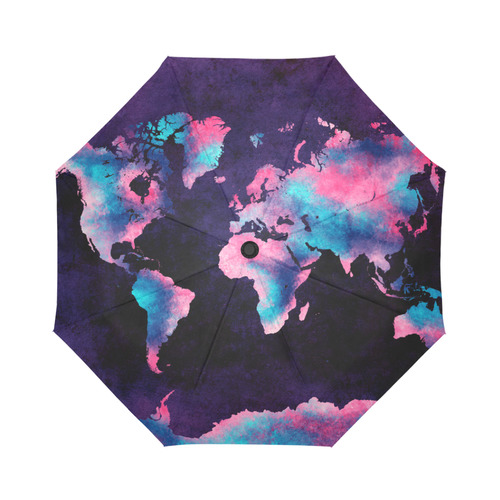 world map Auto-Foldable Umbrella (Model U04)