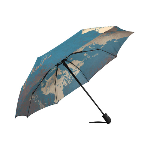 world map Auto-Foldable Umbrella (Model U04)