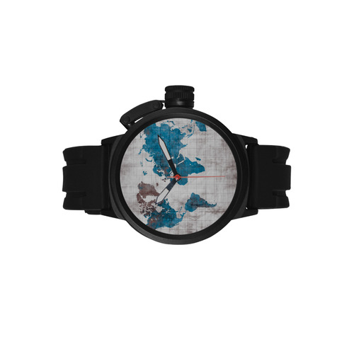 world map Men's Sports Watch(Model 309)