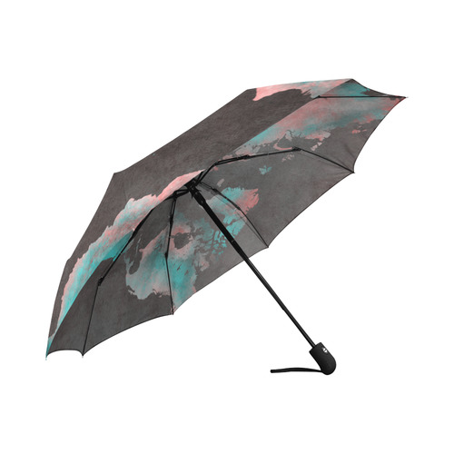 world map Auto-Foldable Umbrella (Model U04)