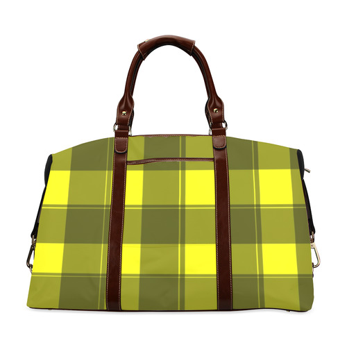 Yellow Plaid - Travel Bag Classic Travel Bag (Model 1643) Remake