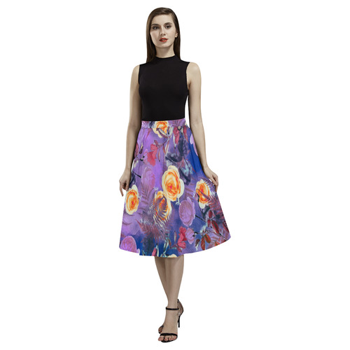 flowers 1 Aoede Crepe Skirt (Model D16)