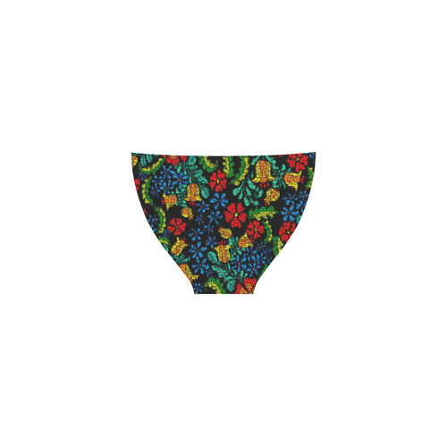 MosaicArt tropic floral by JamColors Custom Bikini Swimsuit (Model S01)