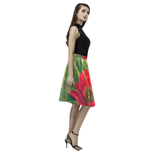 flora 7 Melete Pleated Midi Skirt (Model D15)
