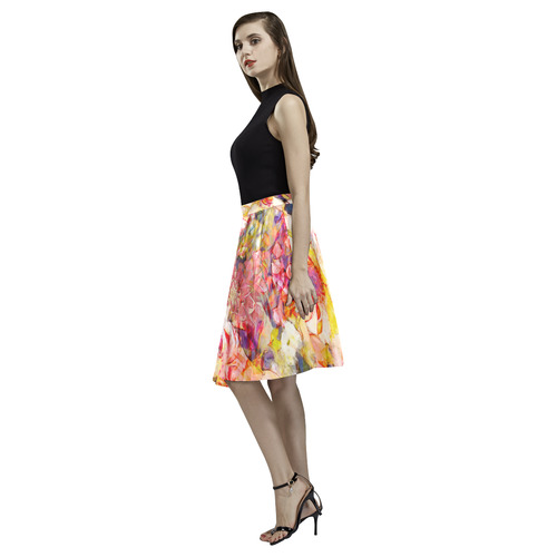 flora 5 Melete Pleated Midi Skirt (Model D15)