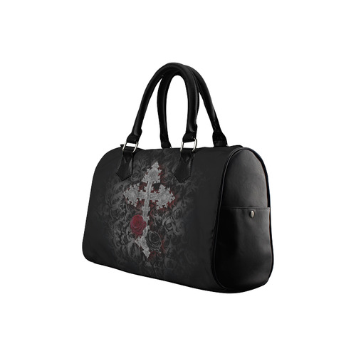 Gothic Cross Boston Handbag (Model 1621)