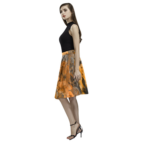 flora 9 Melete Pleated Midi Skirt (Model D15)
