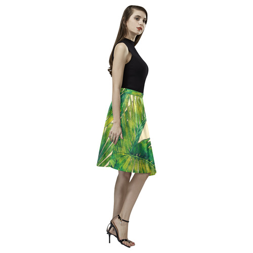 palms Melete Pleated Midi Skirt (Model D15)