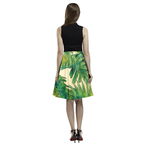 palms Melete Pleated Midi Skirt (Model D15)