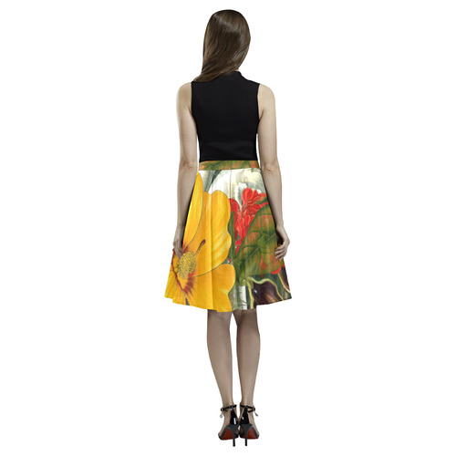 flora 1 Melete Pleated Midi Skirt (Model D15)