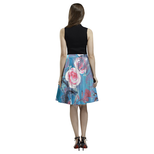 flowers 4 Melete Pleated Midi Skirt (Model D15)