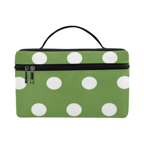 Olive Dots Lunch Bag/Large (Model 1658)