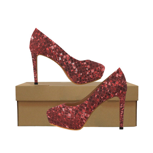 ruby red high heels