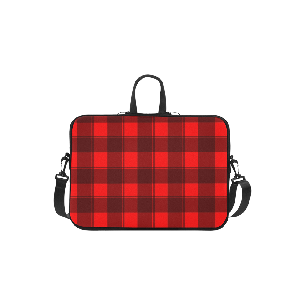 red plaid pocketbook