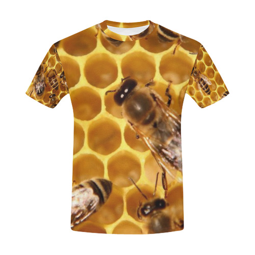 Beez Bees T-Shirt All Over Print T-Shirt for Men (USA Size) (Model T40)