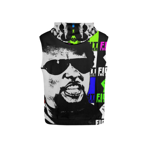 POWER TO THE PEOPLE 2-STOKELY CARMICHAEL All Over Print Sleeveless Hoodie for Kid (Model H15)
