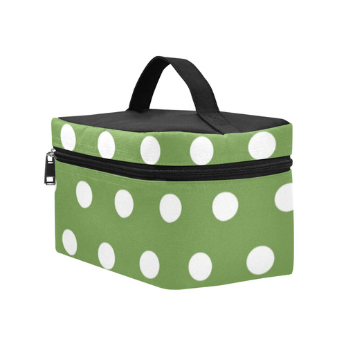 Olive Dots Lunch Bag/Large (Model 1658)