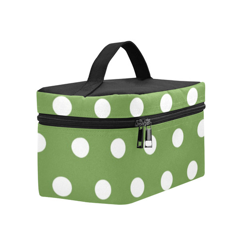 Olive Dots Lunch Bag/Large (Model 1658)