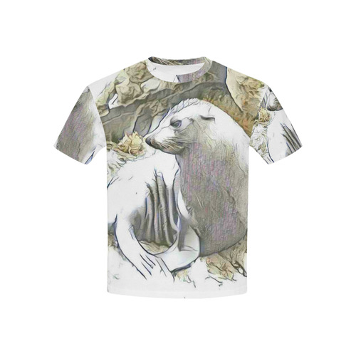 fascinating altered animals -Seal by JamColors Kids' All Over Print T-shirt (USA Size) (Model T40)
