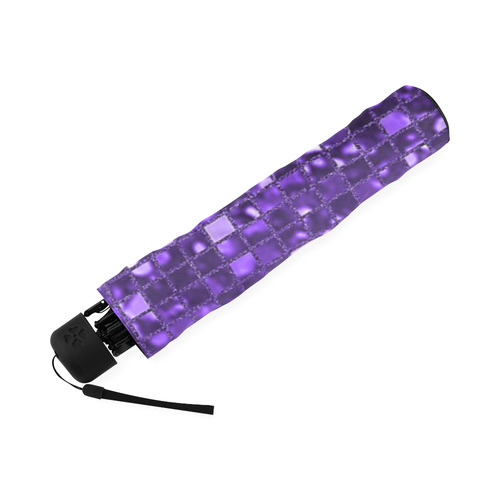 Amethyst Purple Sparkle Foldable Umbrella (Model U01)