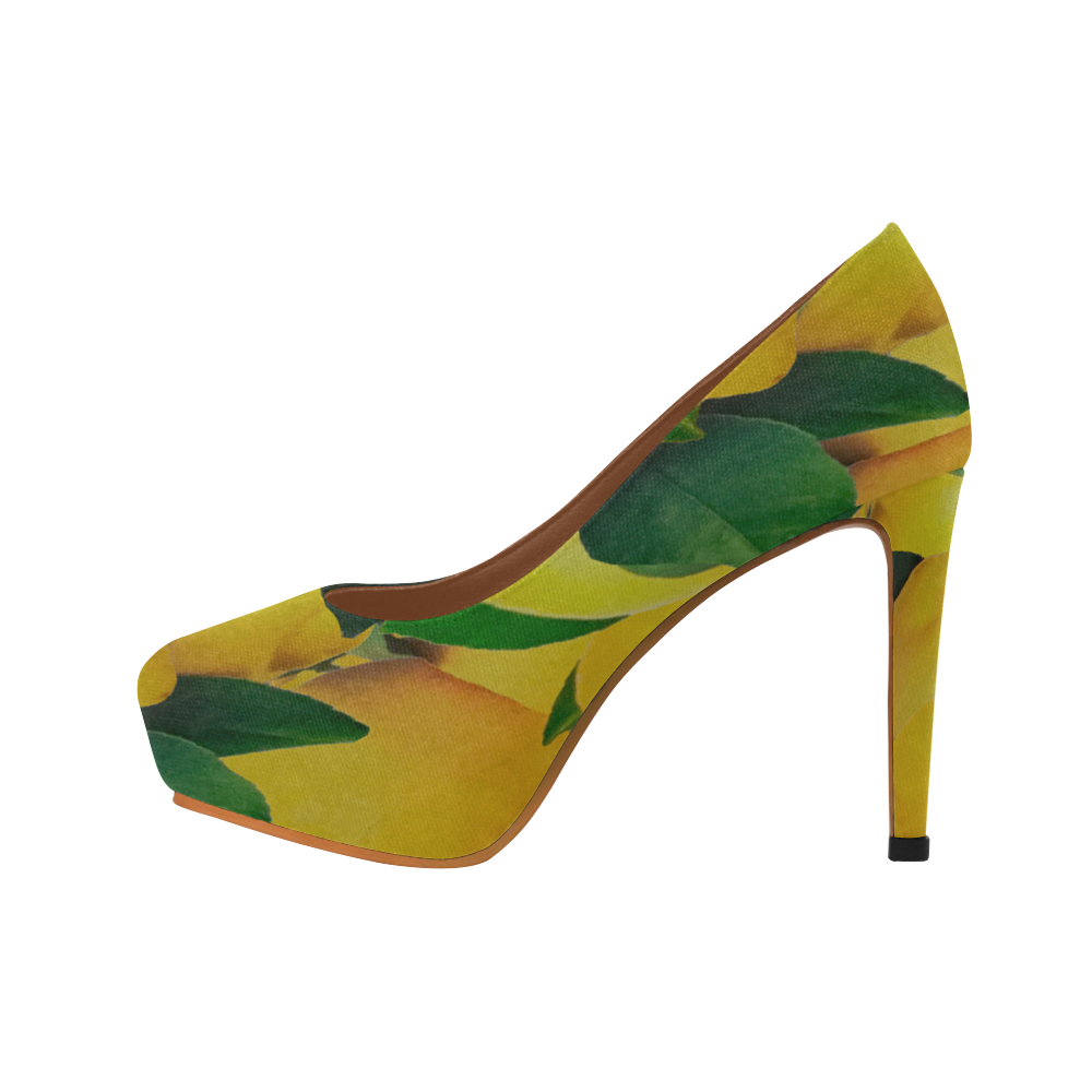 lemon high heels
