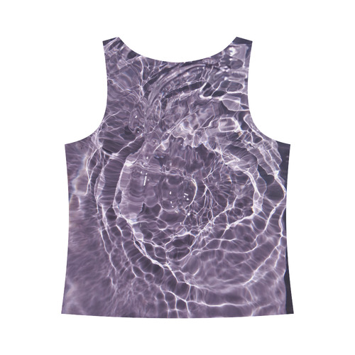 Lilac Bubbles All Over Print Tank Top for Women (Model T43)