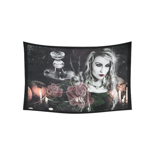 Wicked Ways Gothic Fantasy Art Cotton Linen Wall Tapestry 60"x 40"