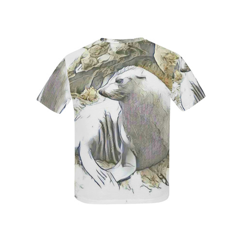 fascinating altered animals -Seal by JamColors Kids' All Over Print T-shirt (USA Size) (Model T40)