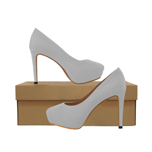 soft grey heels