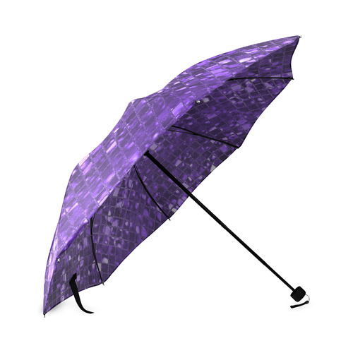 Amethyst Purple Sparkle Foldable Umbrella (Model U01)