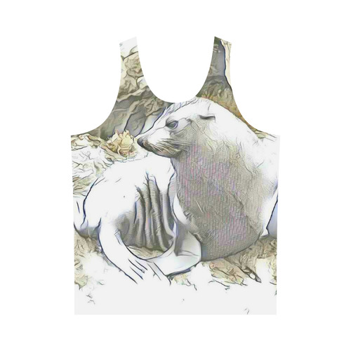 fascinating altered animals -Seal by JamColors All Over Print Tank Top for Men (Model T43)