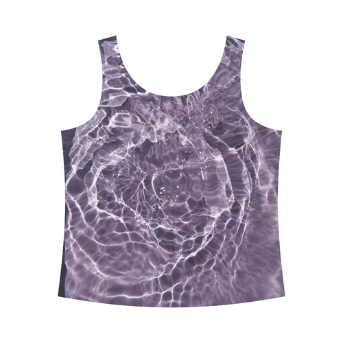 Lilac Bubbles All Over Print Tank Top for Women (Model T43)