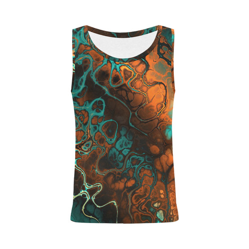 awesome fractal 35F by JamColors All Over Print Tank Top for Women (Model T43)