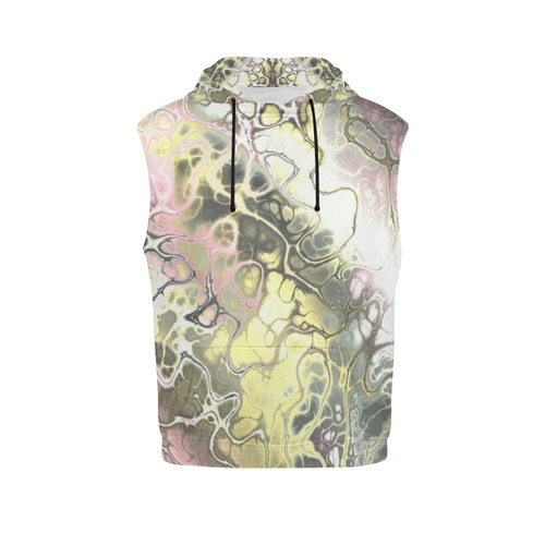 awesome fractal 35H by JamColors All Over Print Sleeveless Hoodie for Women (Model H15)
