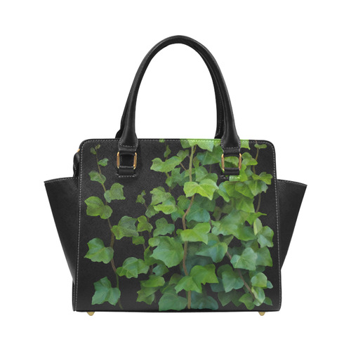 Vines, climbing plant watercolor Classic Shoulder Handbag (Model 1653)