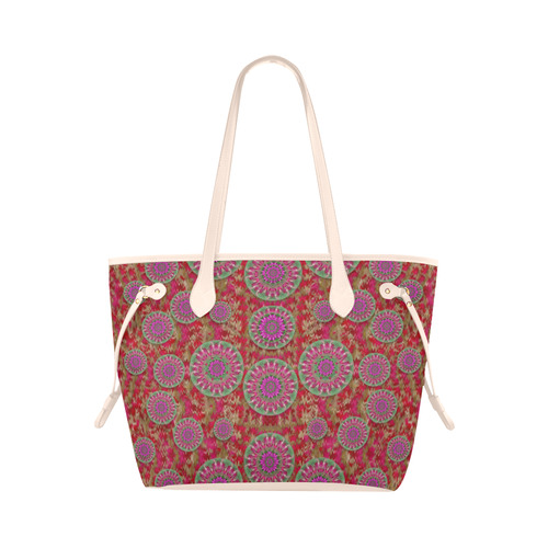 Hearts can also be flowers such as bleeding hearts Clover Canvas Tote Bag (Model 1661)
