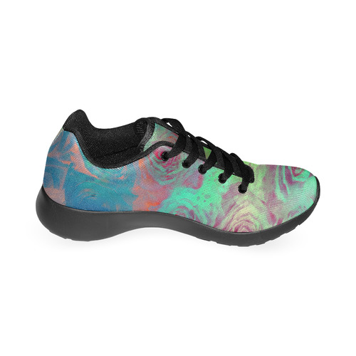 flowers roses Men’s Running Shoes (Model 020)