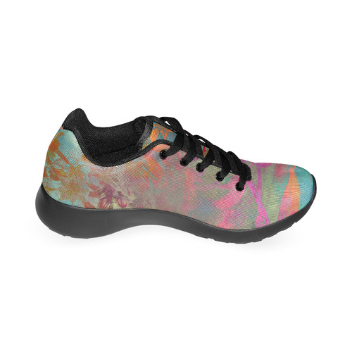 flowers roses Men’s Running Shoes (Model 020)