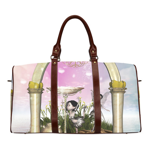 Dancing on a island Waterproof Travel Bag/Small (Model 1639)