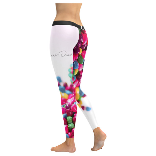 diechey-Candy .2 Women's Low Rise Leggings (Invisible Stitch) (Model L05)