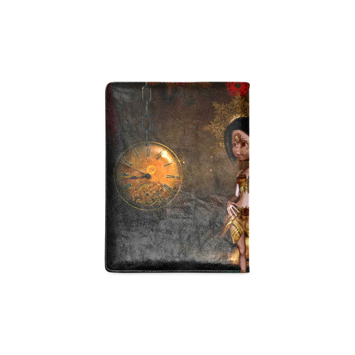 Sweet steampunk girl on the beach Custom NoteBook B5