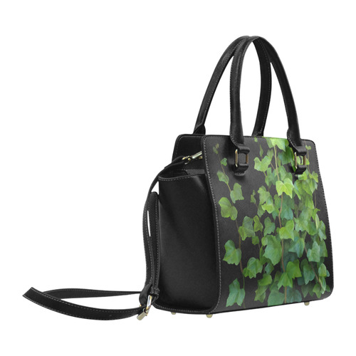 Vines, climbing plant watercolor Classic Shoulder Handbag (Model 1653)
