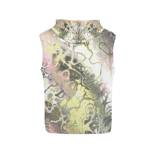 awesome fractal 35H by JamColors All Over Print Sleeveless Hoodie for Women (Model H15)